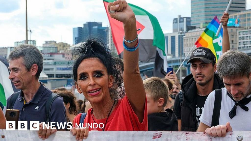 "Detengamos todo": las impactantes imágenes de la huelga y las masivas protestas en Italia contra los ataques de Israel en Gaza