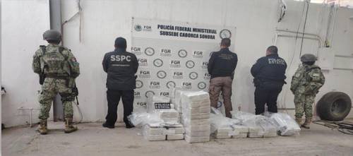 El gobierno de Durazo logra un importante golpe al narcotráfico con la incautación de 400 kilos de cocaína