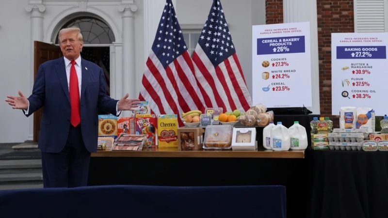 Los precios elevados de los alimentos impulsaron el voto por Trump, pero no se anticipan bajas en los próximos cuatro años.