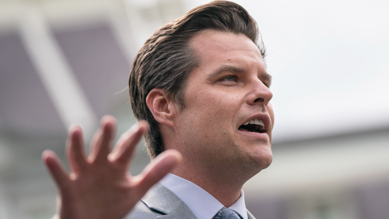 Matt Gaetz, el candidato de Trump para fiscal general, ha enfrentado críticas y una investigación del Departamento de Justicia.