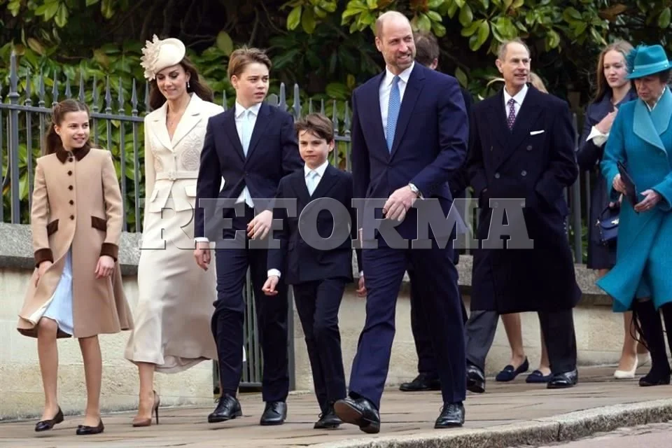 La familia real británica celebra la Pascua en perfecta unidad